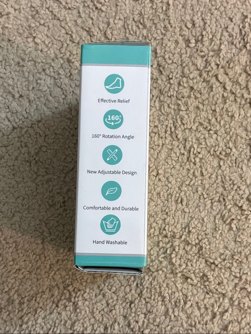 Bunion Corrector Brace - Teal & White - Picture 3 of 3